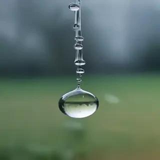 water droplets transparent