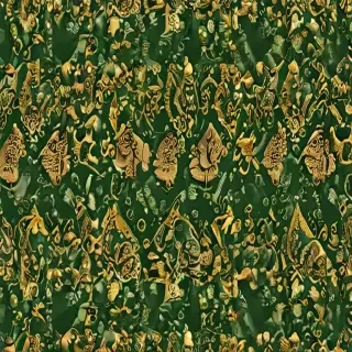 green and gold background