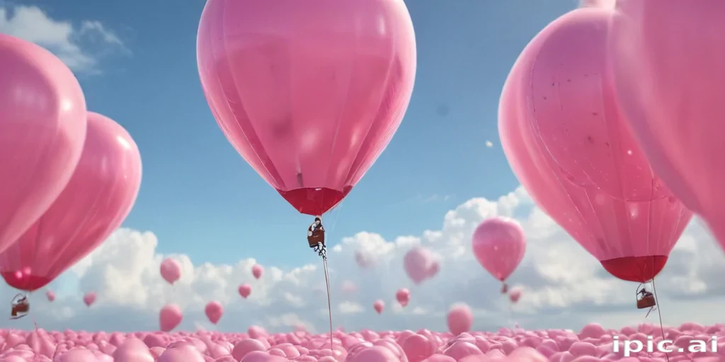 pink balloons png