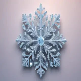 snowflake clipart free