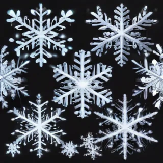 snowflake clipart free