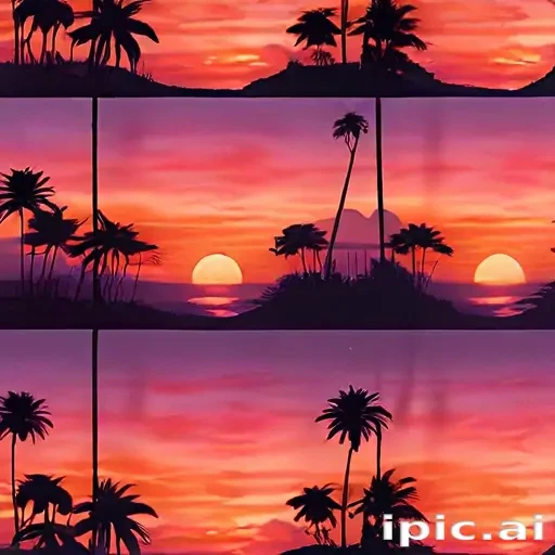 sunset aesthetic wallpaper