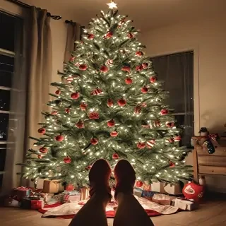 christmas pics aesthetic