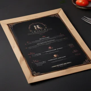 restaurant menu mockup free