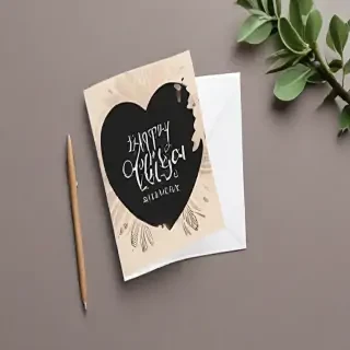 greeting card mockup