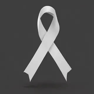 white ribbon png