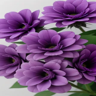 purple flowers aesthetic