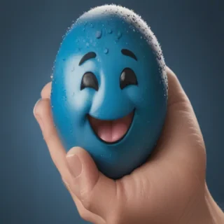 blue emoji