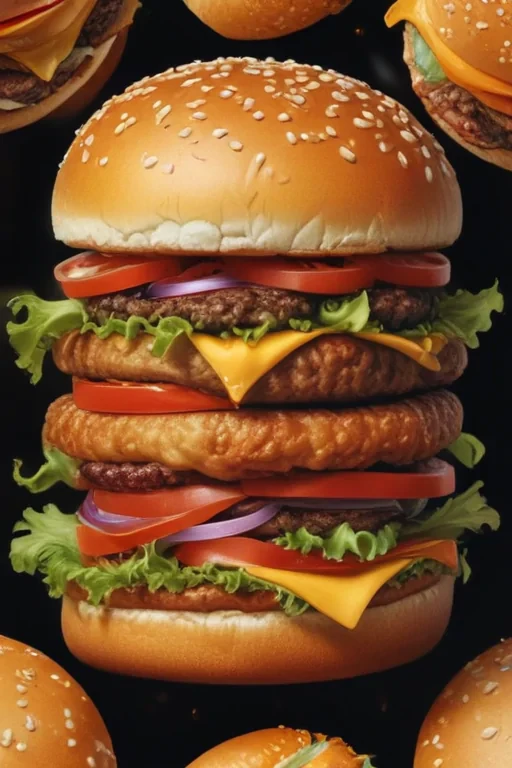hamburger drawing