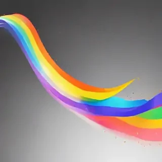 rainbow transparent background