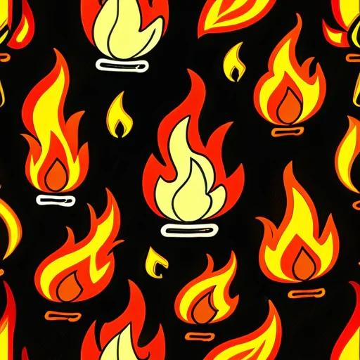 fire doodle