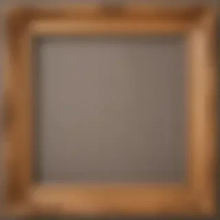 wooden picture frame png