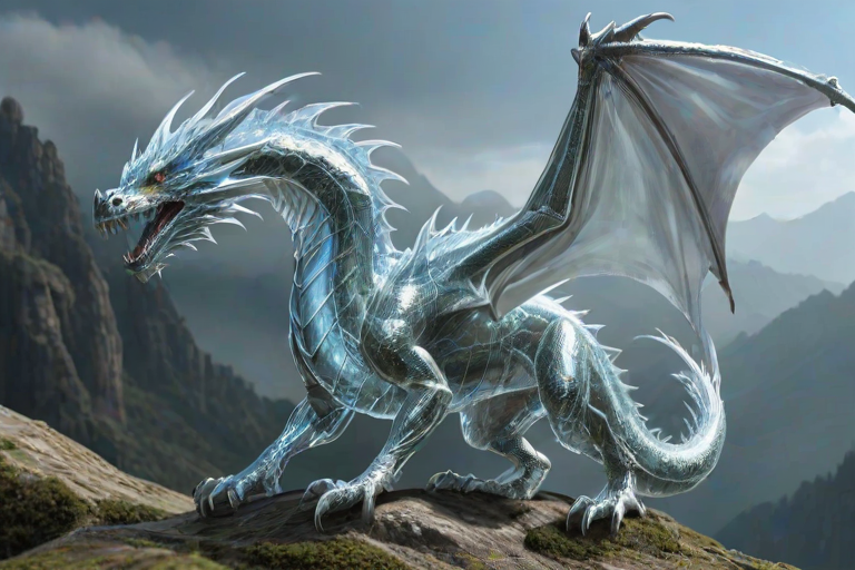 transparent dragon