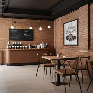 coffee shop mockup