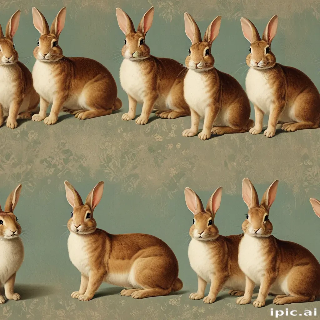 vintage rabbit images