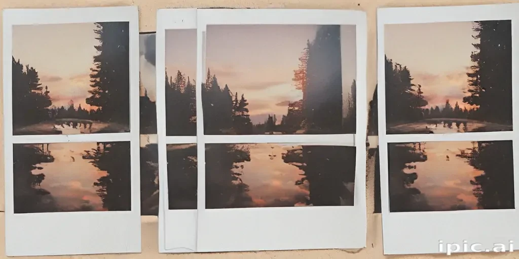 aesthetic polaroid frame