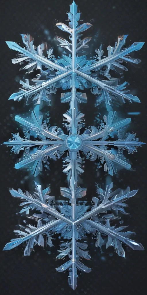 snowflake clipart with transparent background