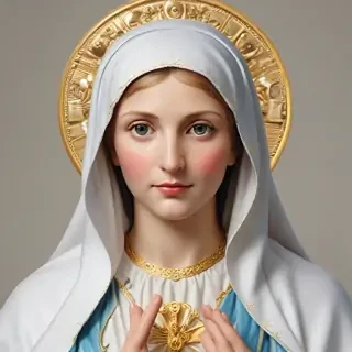 virgin mary clip art
