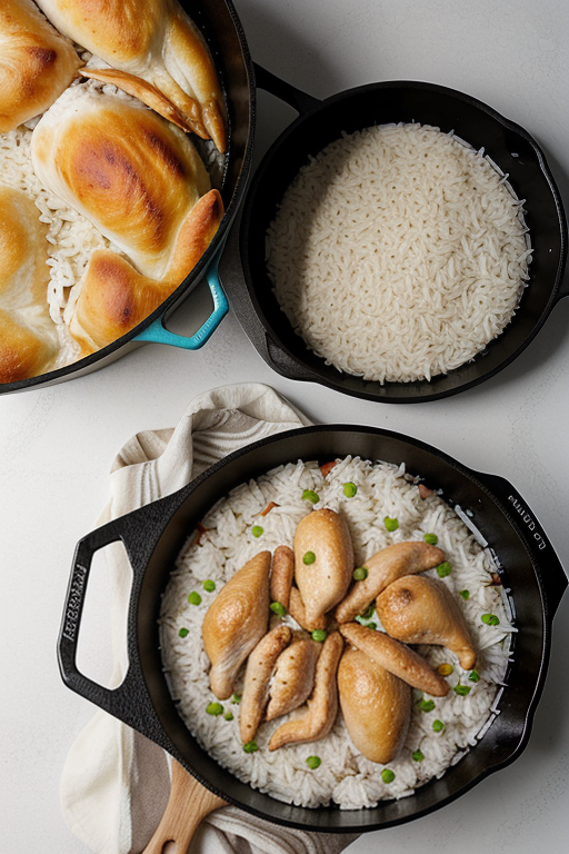 chicken and rice dutch oven