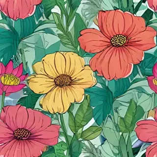 flowers to draw in color