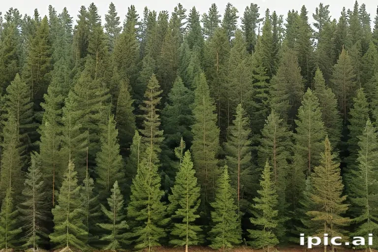 pine trees transparent background