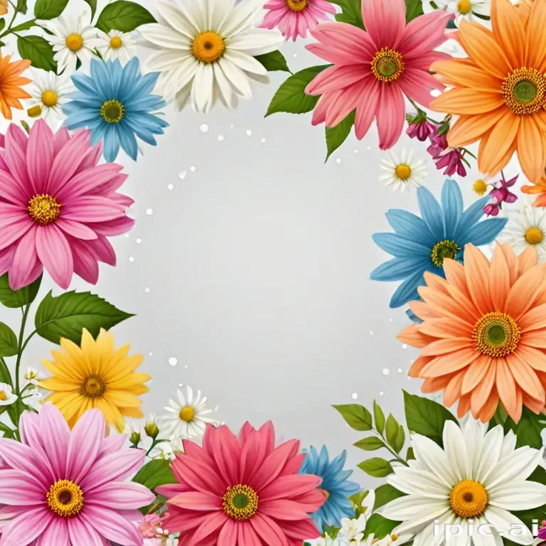clipart transparent background flowers