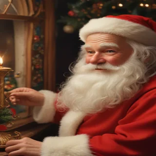 images of vintage santa