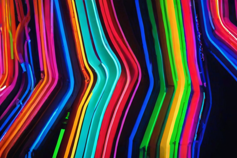 neon colorful background