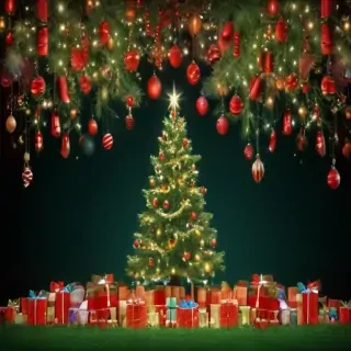 merry christmas transparent background