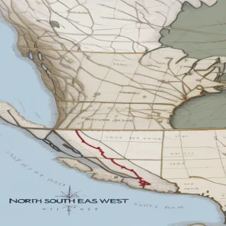 north south east west
