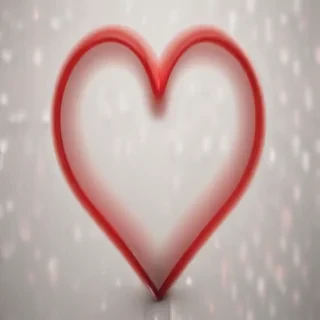 blurry heart