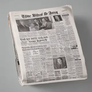 newspaper transparent