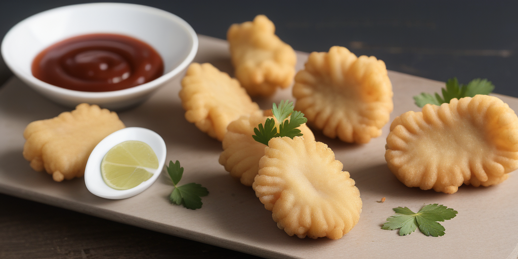 tempura raw chicken breast nuggets
