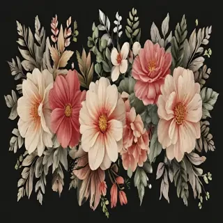 vintage flower png