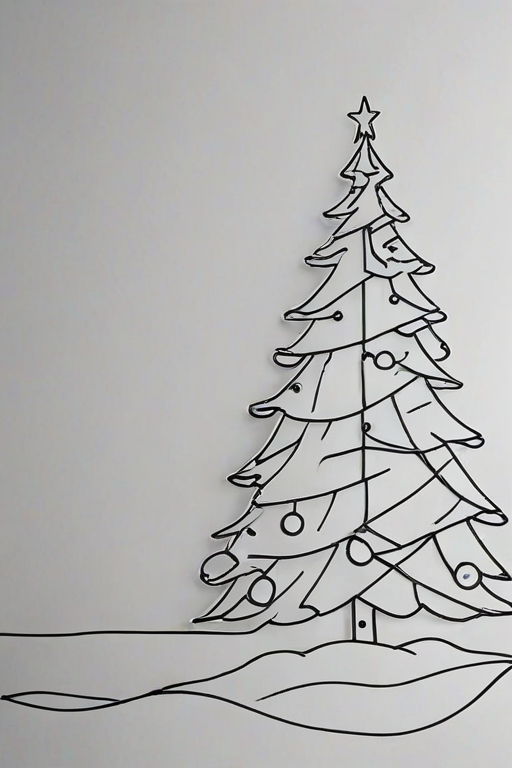 christmas outline