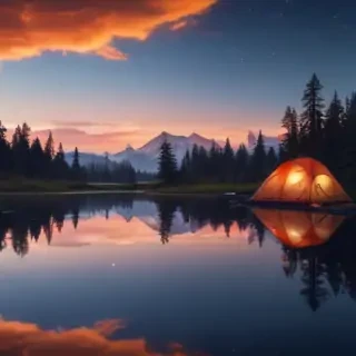 camping background