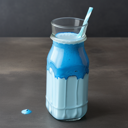 how to make blue milk