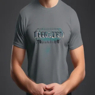 mockup tshirt black