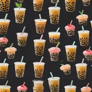 bubble tea background