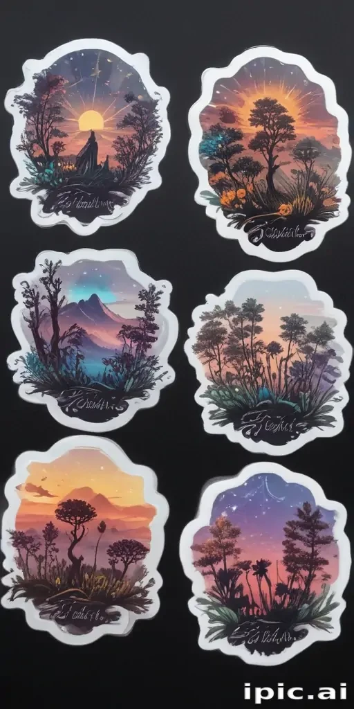 transparent aesthetic stickers
