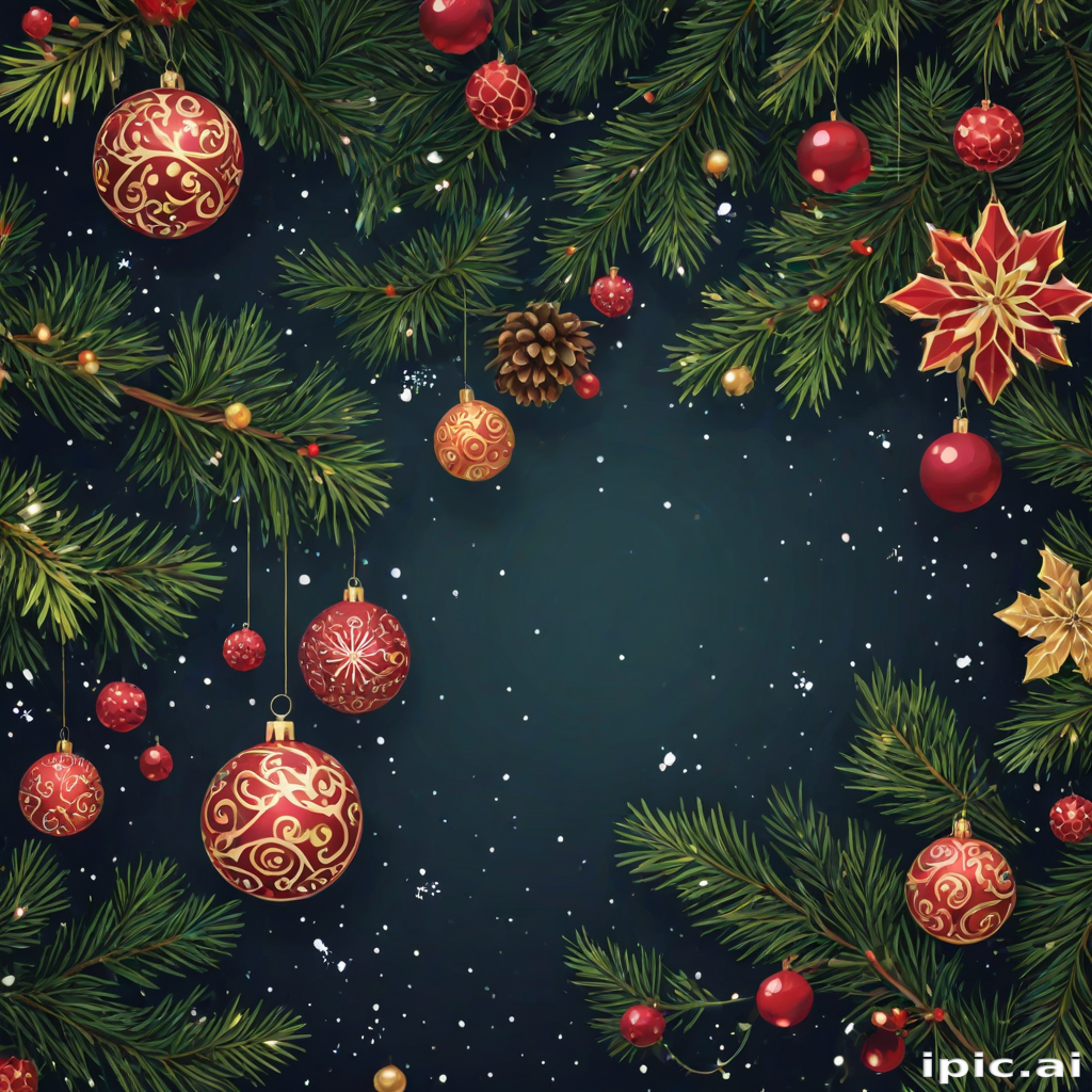 pretty christmas background