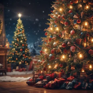 christmas aesthetic background