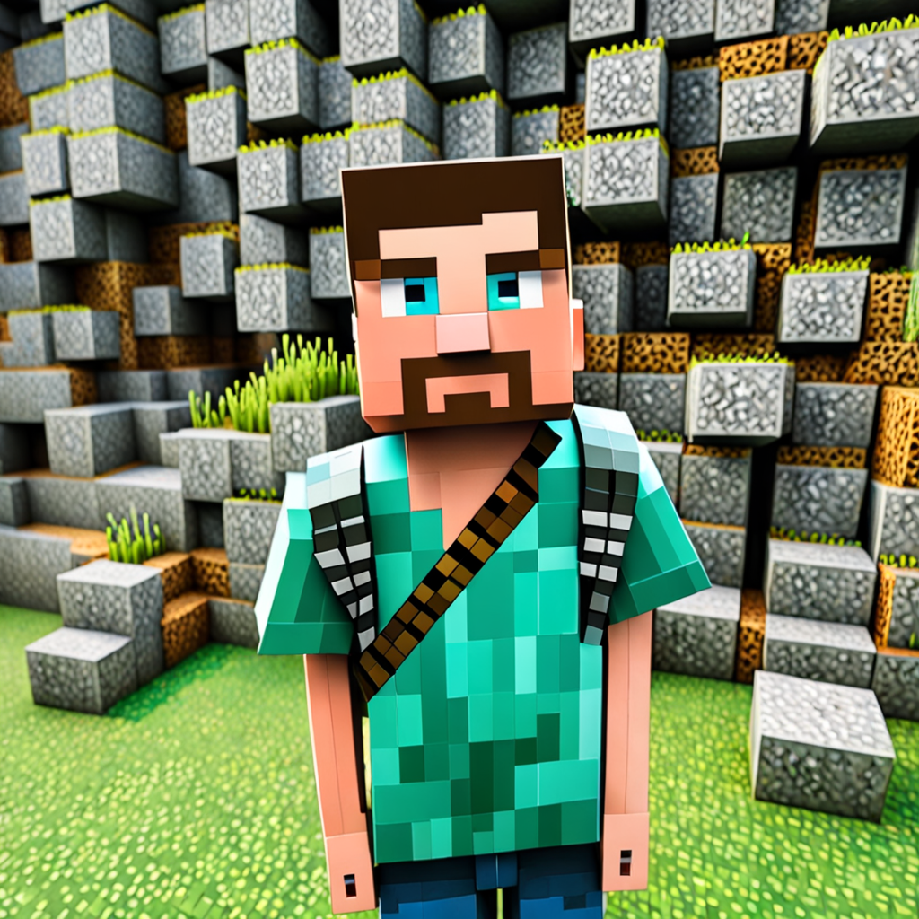 Steve from Minecraft in real life