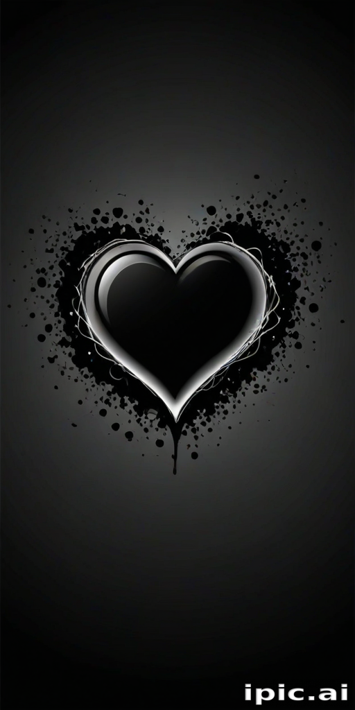 black heart background