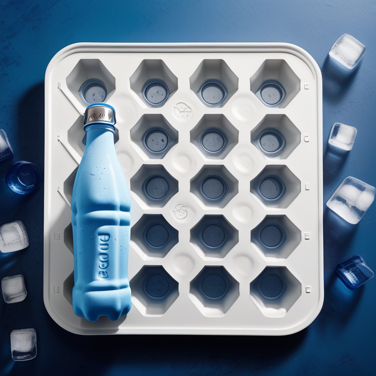 water bottle ice cube tray