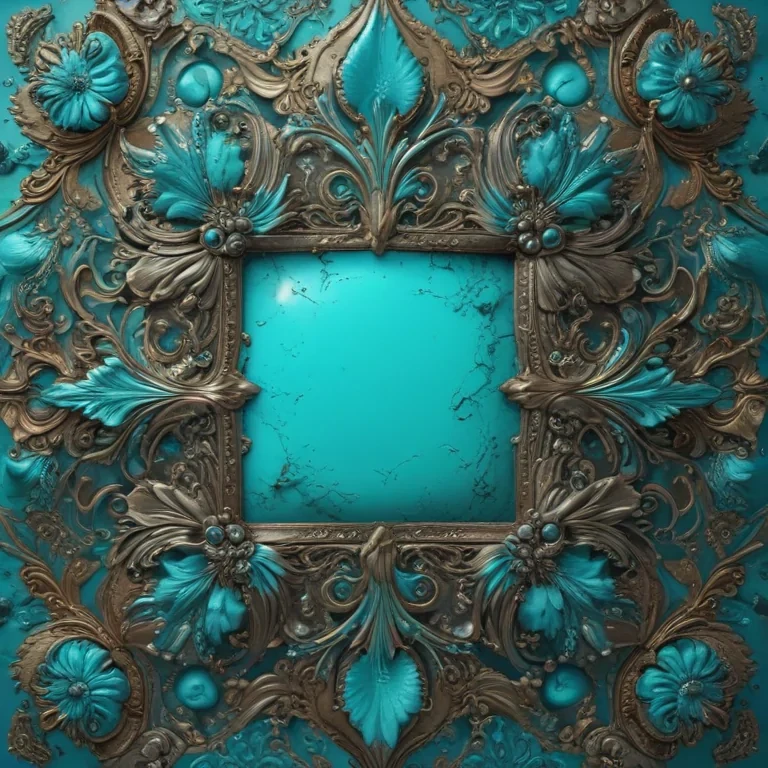turquoise background