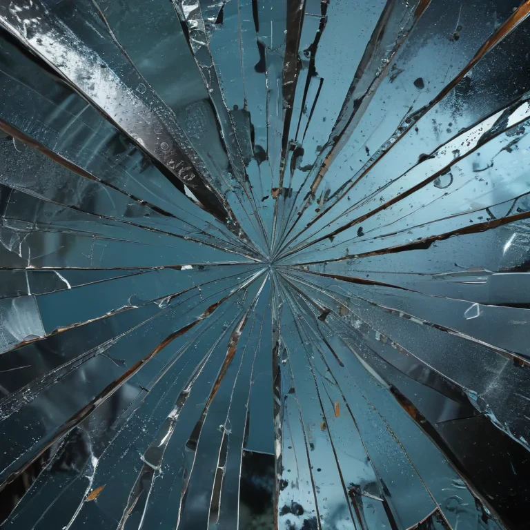 broken glass overlay
