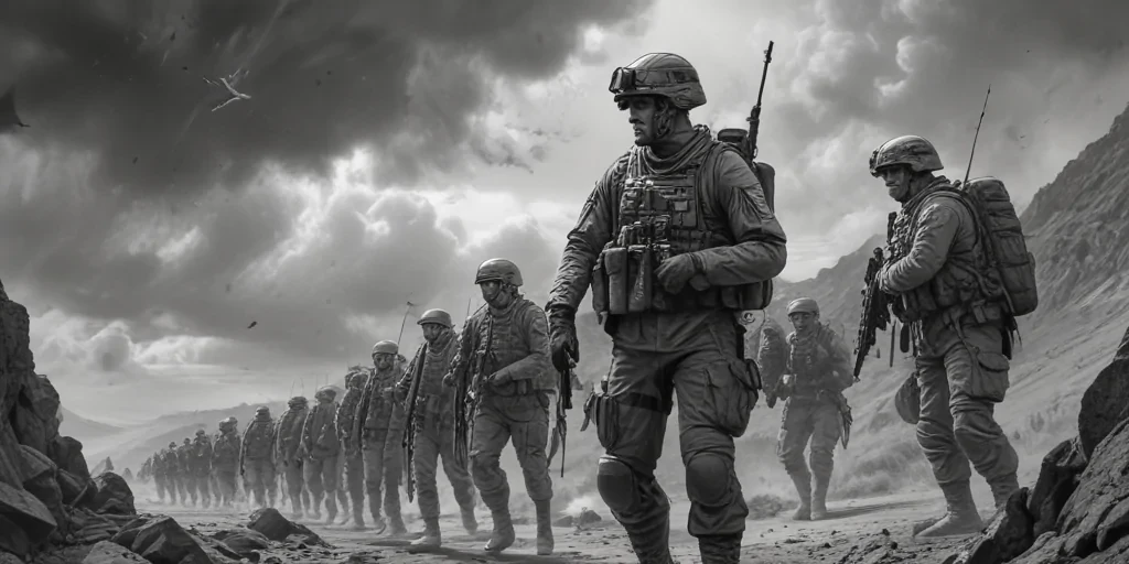 army drawing