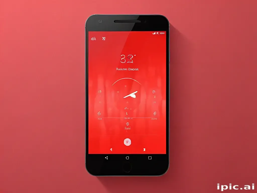 red lockscreen