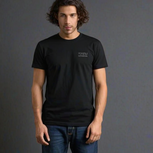 black mockup t shirt